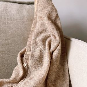 J. Crew | Tan Mohair Cardigan